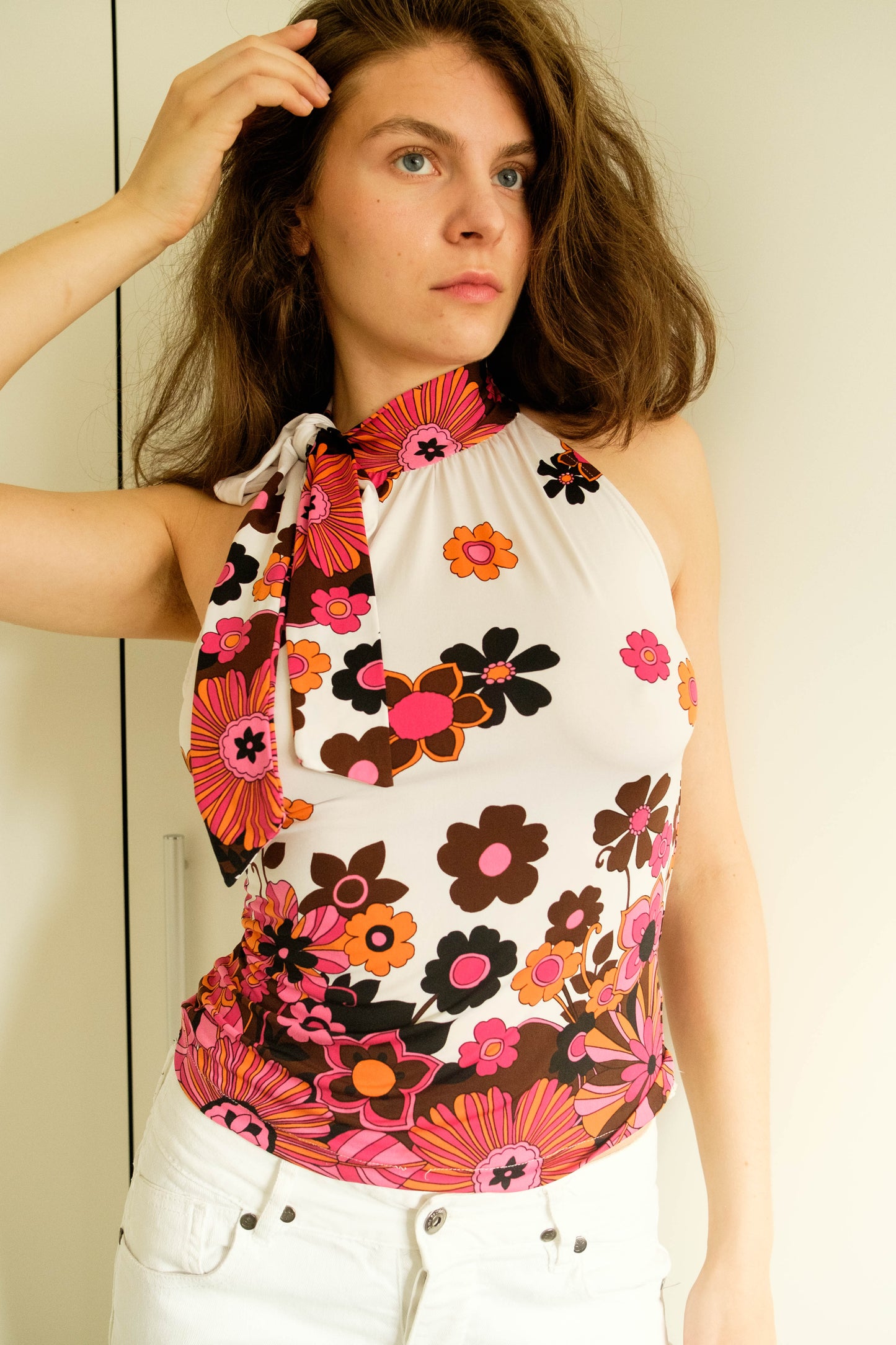 Dolce & Gabbana floral halter top