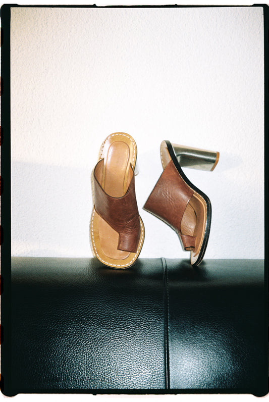 Celine Bam Bam leather mules from the Phoebe Philo era, size EU 38, good vintage condition