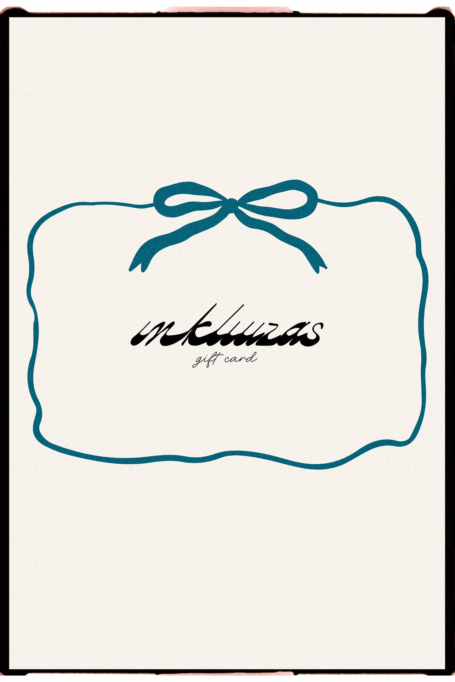 Inkliuzas gift card