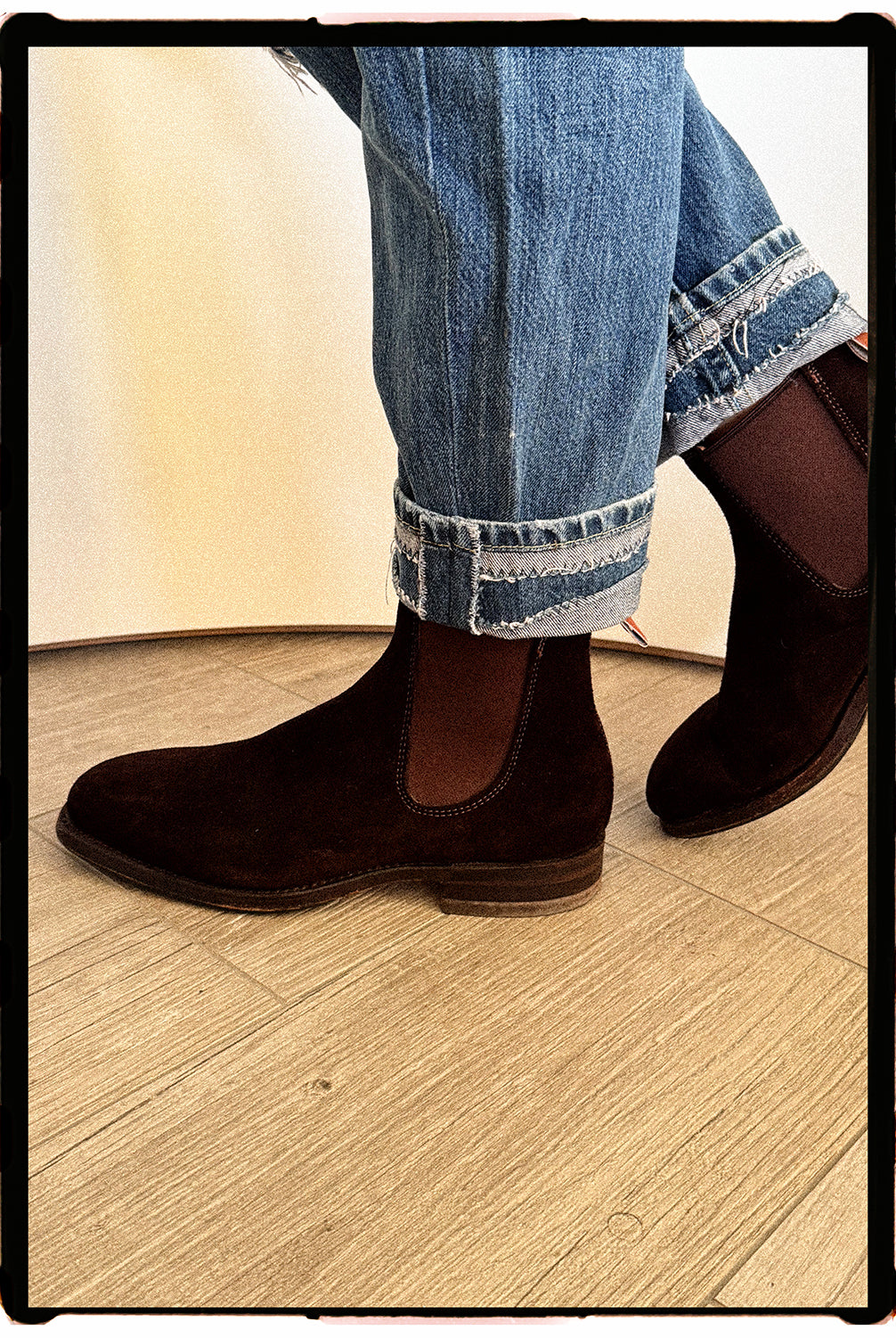 RM Williams Craftsman Collection suede boots