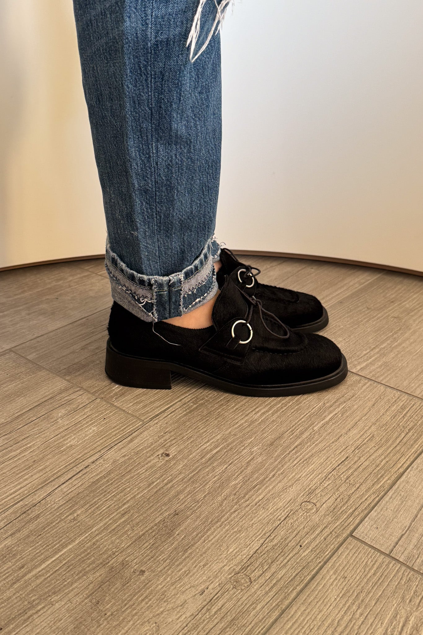 Vintage Italian cowhide / pony hair shoes