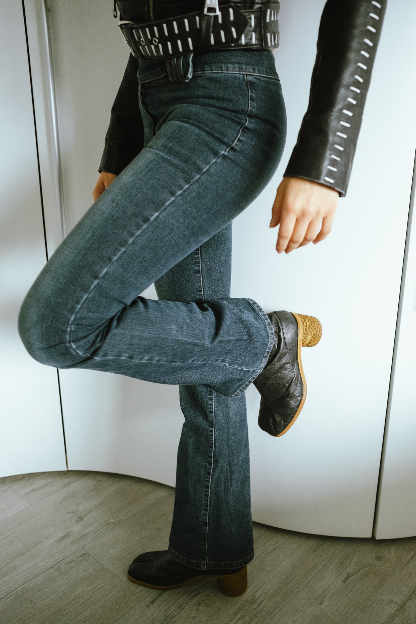 Miss Sixty dark wash flare jeans