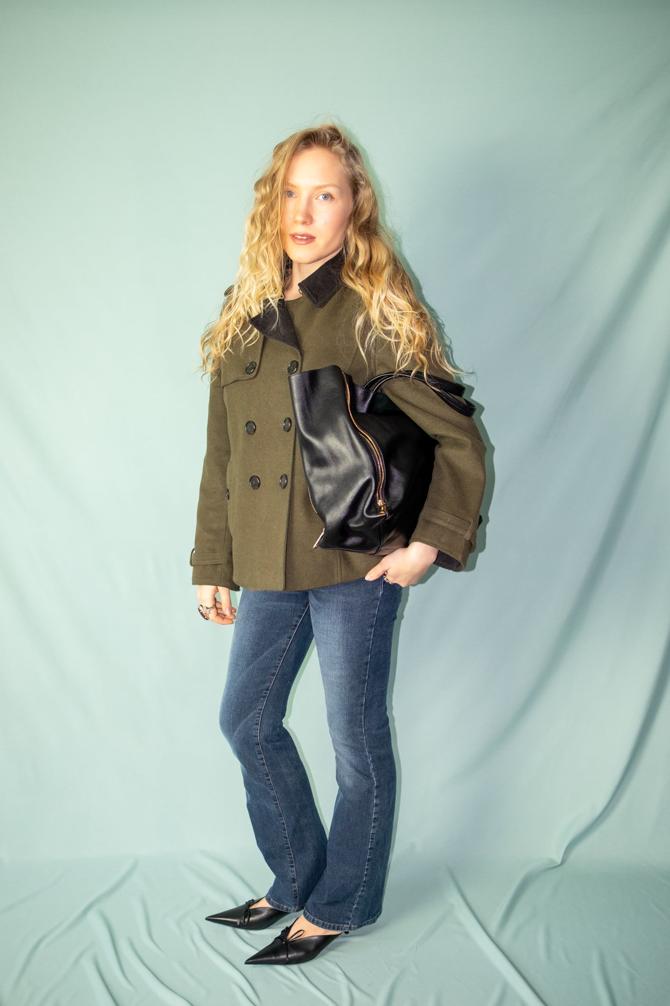 Miss Sixty dark wash flare jeans