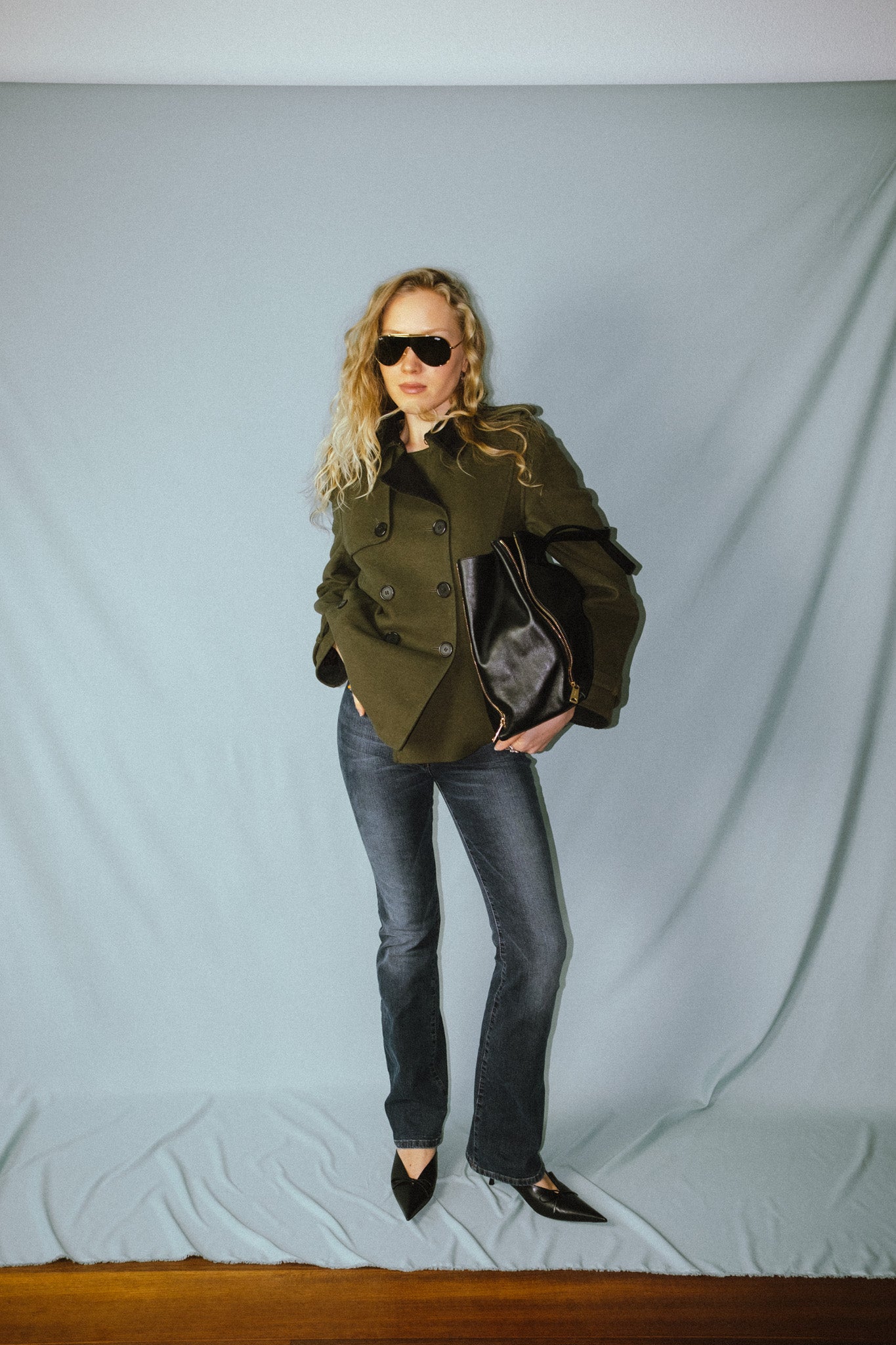 Miss Sixty dark wash flare jeans