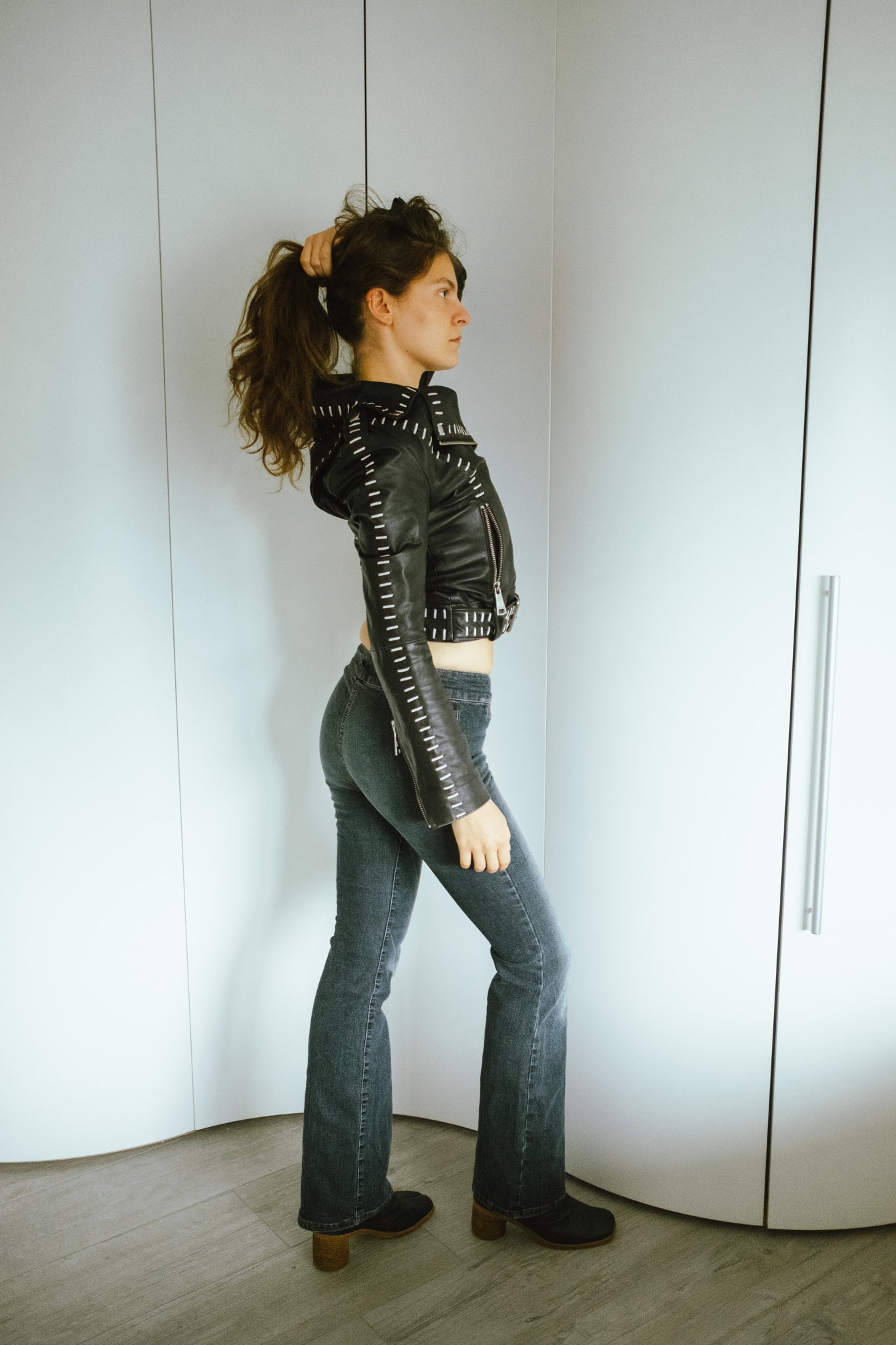 Miss Sixty dark wash flare jeans