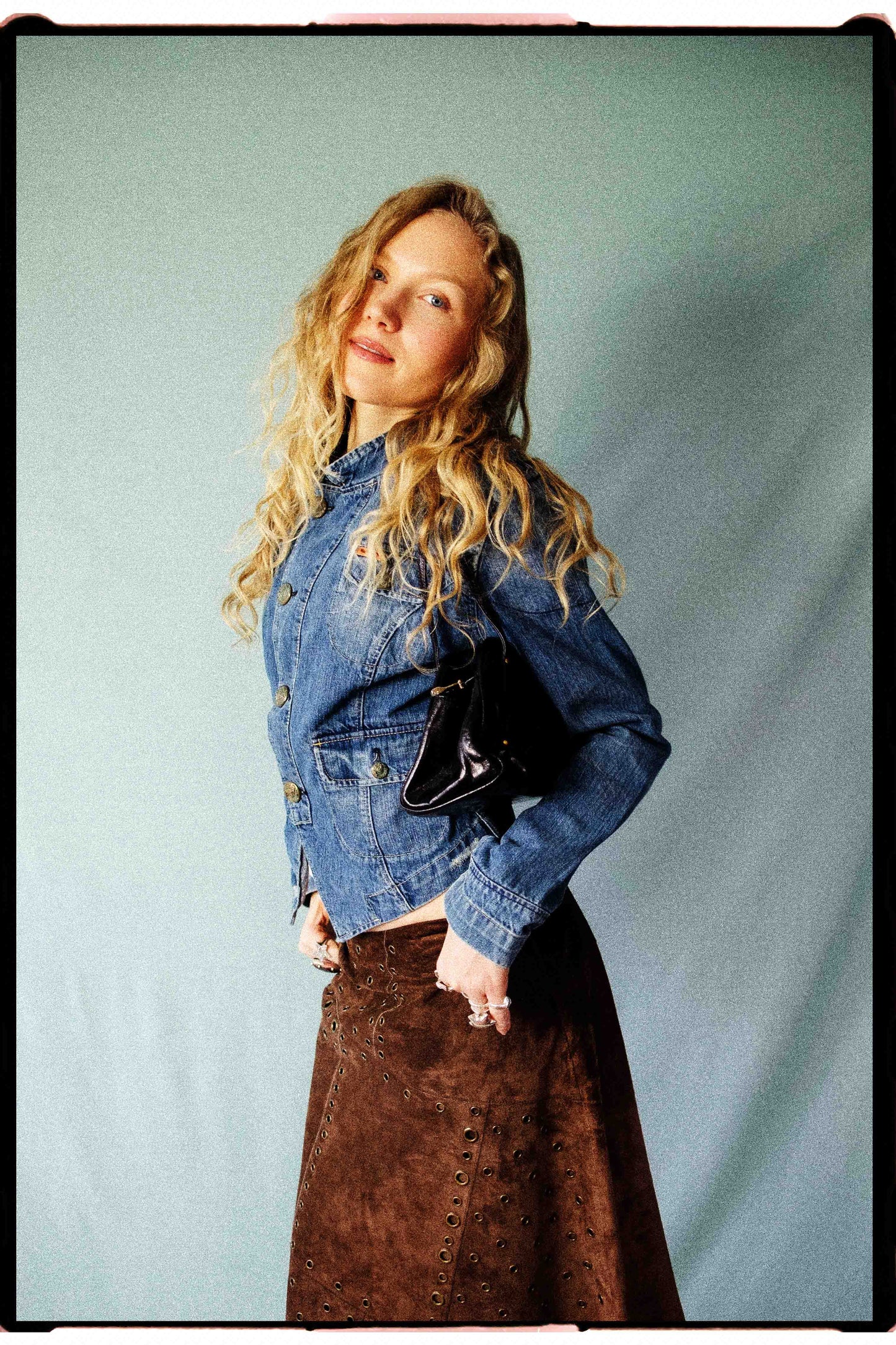Ralph Lauren raw denim Napoleon jacket