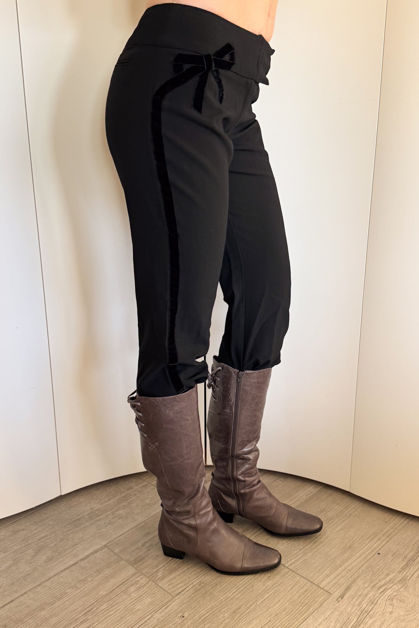 Vintage slouchy Italian leather boots